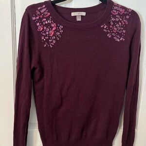 Roz & Ali Embellished Knit Top